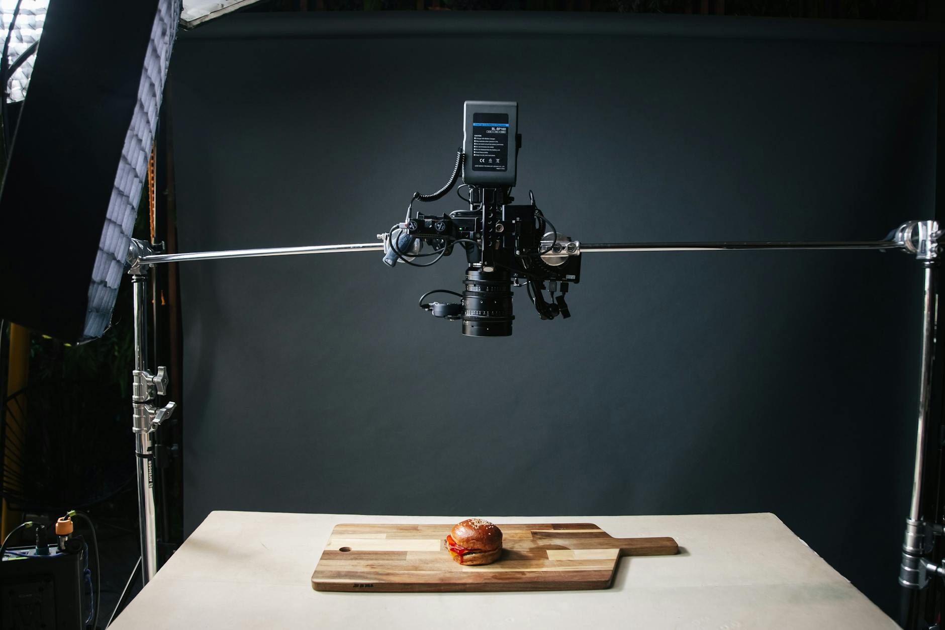 On-location dining environment photography